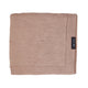 LullaLove Couverture en laine mérinos point popcorn 80x100 cm, Caramel