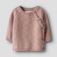 Lil' Atelier Cardigan cache-cœur en tricot pour bébé Misty Rose NBFLAGUNA