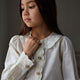 Lil' Atelier T-shirt en coton biologique NMFOLA Turtledove