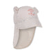 Konges Slojd Chapeau de soleil avec oreilles pour enfants Aster Stripe Bluie