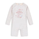 Konges Slojd maillot de bain une pièce bébé Aster Stripe Bluie