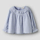 Lil' Atelier Chemisier pour fille à volants Zen Blue NMFTESSIE