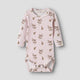 Lil Atelier Body bébé Slim avec imprimé Apple Rose, Hushed Violet