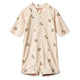 Liewood Maillot de bain une pièce à manches courtes pour filles Max Peach / Sea shell