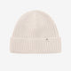 Huttelihut Bonnet enfant en laine tricoté Beanie Sand Melange