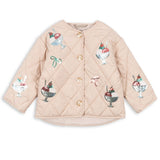 Konges Slojd veste matelassée pour filles Flora Sequin Gelato