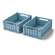 Liewood Conteneur de stockage Weston Beach bleu S