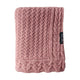 LullaLove Couverture bébé en laine mérinos Cake Peony