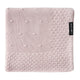 Lullalove Couverture en bambou 80x100 cm Popcorn Rose poudré