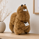 Inkari Naturals mascotte alpaga Grand 50cm Noisette