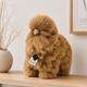 Inkari Mascotte en alpaga Monsterfluff Grand 50cm Grès