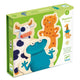 Djeco Puzzle magnétique en bois Animaux