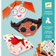 Djeco Origami set créatif et autocollants Happy faces