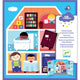 Djeco Stickers réutilisables avec tableau Home