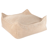 Wigiwama Pouf carré pour enfant Ottoman Brown Sugar