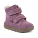 Froddo Bottes d'hiver barefoot pour enfants Zeru Tex Furry Plum