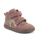 Froddo Chaussures barefoot montantes pour enfants, Loop, rose pastel