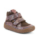 Froddo Chaussures barefoot pour enfants, montantes à la cheville, Tex Autumn Glitter Pink