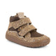 Froddo Chaussures barefoot pour enfants, montantes à la cheville, Tex Autumn Glitter Brown