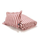 La Millou - Ensemble de literie en coton XL - Rayures - Rose