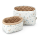 Cam Cam Copenhagen Paniers de rangement matelassés 2pc.  Bleuets