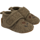 Mikk Line Chaussures en laine pour enfants avec broderie pré-marcheur Melange Denver