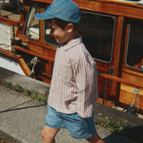 Konges Slojd Short en denim pour enfants Magot Denim Blue