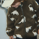 Konges Slojd Veste polaire pour enfants Joddy Teddy GRS Dino silhouette