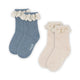 Konges Slojd Chaussettes pour enfants  2-pack Blue mix