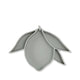 Konges Sløjd assiette enfant Bol silicone citron Baleine