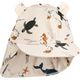 Liewood Chapeau de soleil pour enfants avec oreilles Senia Sea creature Sandy