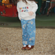 Konges Sløjd Pantalon enfant à volants Magot Frill GOTS Teddy Coeur