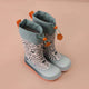 Affenzahn Bottes de pluie enfant barefoot véganes Puddly Bunny Rose