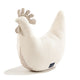 La Millou Coussin d’allaitement Grandma Dana's Hen en velours et coton STRIPES BEIGE