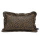 La Millou Coussin bébé en coton XL Léopard Choco