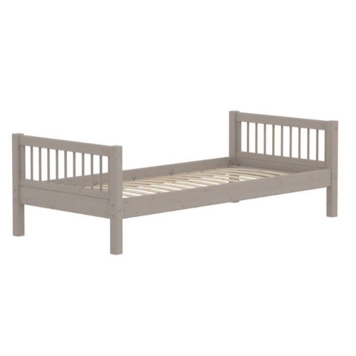 Flexa Classic Grey Washed Pine lit simple pour enfants