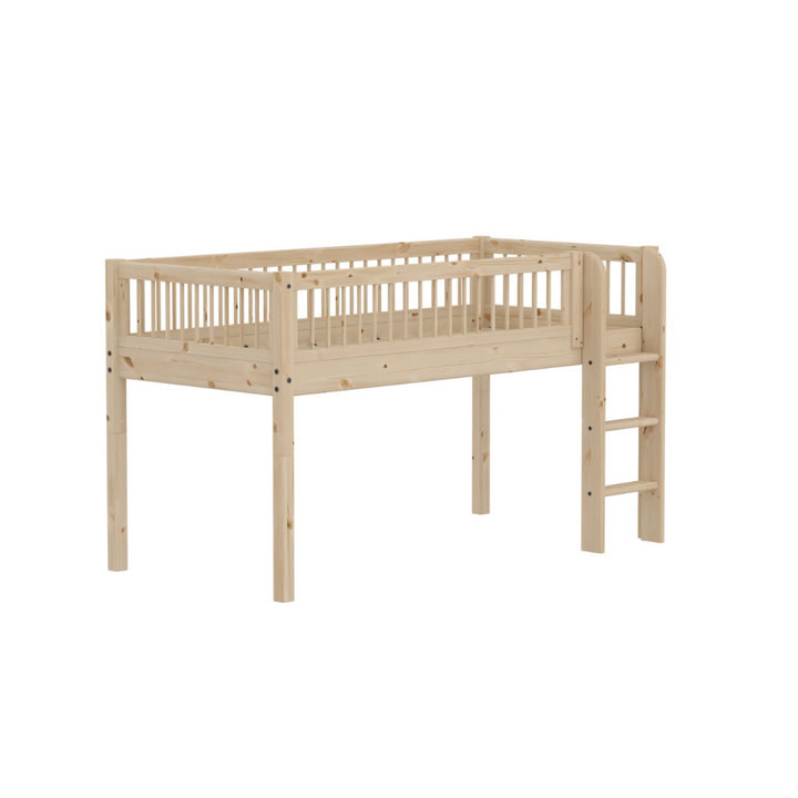 Flexa Lit mezzanine haut pour bébé Classic Pine