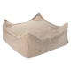 Wigiwama Pouf carré pour enfant Ottoman Biscuit