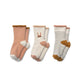 Liewood Eloy Baby Socks 3-Pack Bunny / Sandy mix