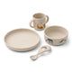 Liewood Set de vaisselle en silicone Vivi All together / Sandy