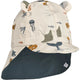 Liewood Chapeau de soleil double face Gorm Sea creature Sandy