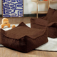 Wigiwama Pouf carré pour enfants Warm Hazel Square Ottoman