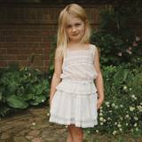 Konges Slojd Jupe pour filles Mora Optic White