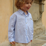 Konges Slojd Chemise pour enfants Wes Blue Stripe