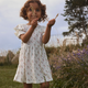 Lil' Atelier Robe fille Duna Coconut Milk Strawberry NMFRACHELLO