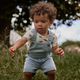 Lil' Atelier Salopette enfant en denim, Loose, Medium, Blue Denim, NBMFUNDA
