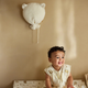 Jollein Ballon - Ours en peluche, décoration douillette en bouclette
