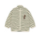 Konges Slojd Veste polaire pour enfants Jody broderie teddy GRS Erba stripe